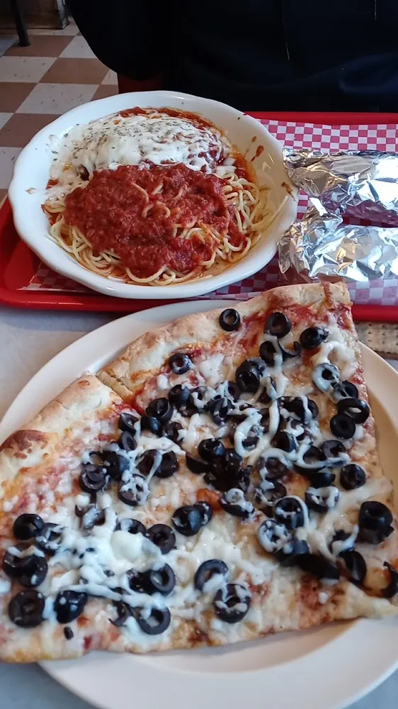 Cheese Pizza & Chicken Parmesan