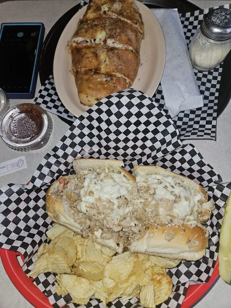 Chicken Cheesesteak and Stromboli