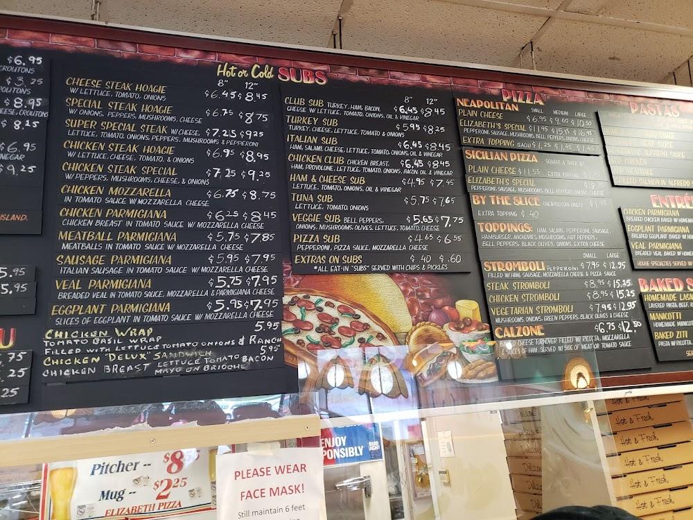 Elizabeth's Pizza Menu image 4